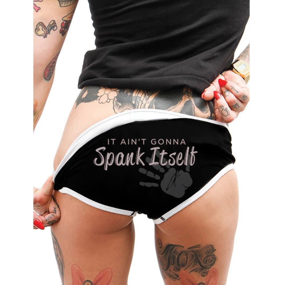 Inked Women's It's Not Going to Spank Itself Boy Briefs (Black)
