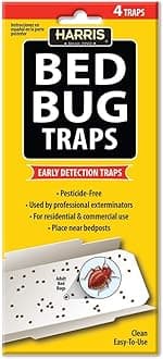 Harris Bed Bug Glue Traps (4/Pack)