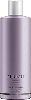 Aluram Coconut Water Based Purple Shampoo for Women (12 oz) - Sulfate & Paraben Free