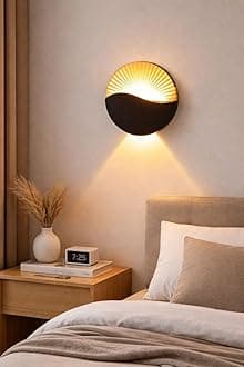 Aluminium Indoor/Outdoor Luxurious Sun&Black Moon Wall Lamp (Sun&Black Moon)