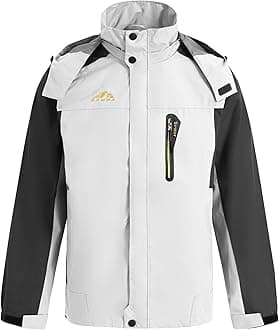 SpmorMen's Outdoor Sports Hooded Windproof Jacket Waterproof Rain Coat