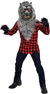 amscan 9914698 Childs Boys Hungry Howler Werewolf Halloween Fancy Dress Costume Age 4-6 Years