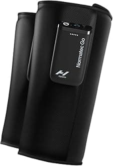 Normatec Go, Portable Leg/Calf Battery Powered Portable Massager, Black