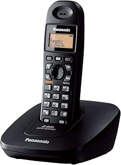 Panasonic KX-TG3611SX Single Line 2.4GHz Digital Cordless Phone Black