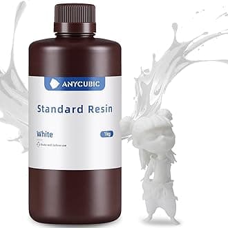 ANYCUBIC LCD UV 405nm Rapid Resin for 3D Printer-500ml/ 500g-Bottle Random White 1L POT062