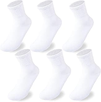 hakugoo Boys Crew Socks Kids Seamless Cotton Dress Socks Uniform Sock for Girls 4/8 Pairs