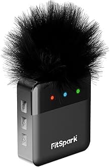 FitSpark WL-101 Wireless Microphone Exclusively for Dolphin 1.0 Action Camera | DSP Intelligent Noise Reduction | Audio Frequency 50Hz~18KHz | 48K 16bit Audio Sampling Rate | SNR 78~89db