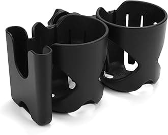 Accmor Universal Cup Holder, Stroller Cup Holder, 360° Rotatable Large Caliber Designed Bottle Holder for Stroller, Bike, Wheelchair, Walker, Scooter