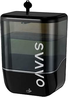Automatic Touchless Soap Dispenser, Wall Mount, Black - 1L, Cadmium Free