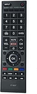 New Remote Control CT-8037 CT 8037 for Toshiba LED Smart HDTV Remote Control 40L3400 40L3400U 40L3400UC 50L3400 50L3400U 50L3400UC 58L5400 58L5400U 58L5400UC 65L5400 65L5400U 65L5400UC¡­