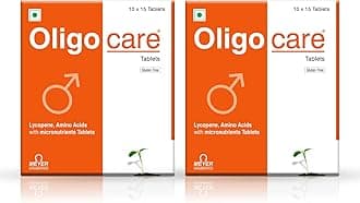 Tablets With Lycopene, Amino Acids For Men To Improve Reproductive Health, Spermatogenesis | 15 Tablets (Pack of 2)
