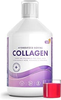 Swedish Nutra - Liquid Collagen 10000mg Sugar-Free 500 ml I Hyaluronic Acid, Biotin I Skin, Hair, Nails I Higher Absorption I Natural Flavour - 20 Day Supply.