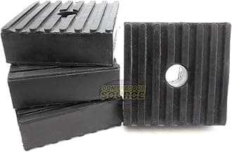 4 Medium Anti Vibration Isolation Pads Air Compressor Heavy Equipment 3x3x1