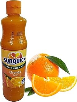 Sunquick Concentrate ORANGE Juice (700 ml Bottle) No artificial flavours, colours or sweeteners; Contains Vitamin A & C ...