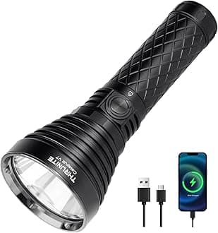 ThruNite Catapult V7 Rechargeable Flashlight, 4010 Lumen Long-Range (3547 ft) LED Tactical Flashlight, High-Lumen USB-C Flashlight with 7500mAh Battery, Bright Flashlight for Emergency, Outdoor Use