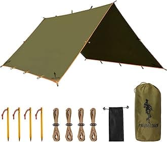 Waterproof Portable Tarp Multifunctional Outdoor Camping Traveling Awning Backpacking Tarp shelter Rain Tarp