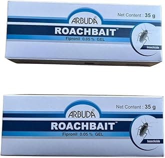 Arbuda Roachbait Cockroach Killer Gel - Fast-Acting Roach Bait for Indoor Use, Safe for Kids & Pets - Eliminates for Home, Kitchen, Cockroaches - Long-Lasting Protection - 35g Ge (PACK OF -2)