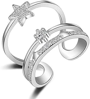 Target World Silver Filled Ring, Swarovski Crystal, Silver, Diamond, Jewelry, Women's, Fashion, SILVER925, One Size Fits All