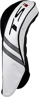 New Titleist Golf TSi Driver Headcover Leather Cover - Black White Red