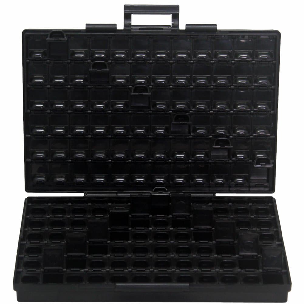 AideTek Box-All ESD Safe SMD Resistor IC Chips Organizer