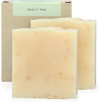 Chamomile & Honey Soap Bar - Cold Processed, Natural, Nourishing for Sensitive & Dry Skin, Men & Women, Handmade, Parabens Free, Cruelty Free. (Pack of 2) 4.2 Oz Each