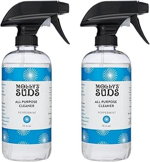 Molly's Suds All Purpose Cleaner | Multi Surface Household Spray (Powerful, Versatile) | Clean, Simple Ingredients | Peppermint, 16 oz (2 Pack)