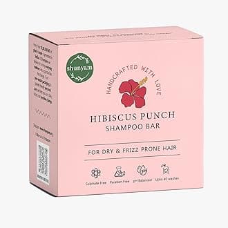 All-Natural Shampoo Bar for Dry and Frizzy Hair - Sulphate Free, Natural, Eco-Friendly, Sustainable, Plastic Free - Hibiscus Punch, 70 gm
