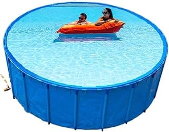Ultra Large Deep Outdoor Swimming Pool, Plastic Round Framed Swimmingpool for Backyard, Garden/ Garden/ Indoor Piscinas Para Adultos, 10m 9m 8m 7m 6m 5m 4m 3m 2m 1m Piscina ( Color : D x H , Size : 4x