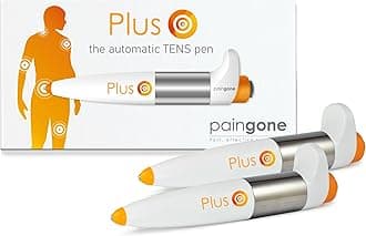 Paingone Plus, The Automatic TENS Pen, 2 Pack - Fast, Effective Pain Relief for Sore & Aching Muscles- Use on Hands, Feet, Knees & More - Compact & Portable with No Wires, Pads or Gels