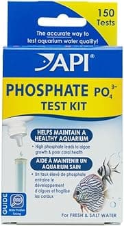 Phosphate PO4 Freshwater & Saltwater Aquarium Test Kit 150 Count