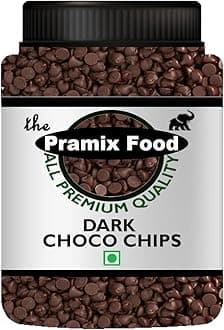 Dark Chocolate Mini Choco-Chips – Baking Ingredient, Topping and Decoration Candy for Ice Cream, Desserts and Baked Goods (100gm)