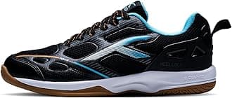 Men Raze Pro Badminton Shoes (Non Marking) | Also Indoor Sports | Lightweight, Breathable & Durable | X-Cushion | Active Grip Sole | Extended Heel Lock