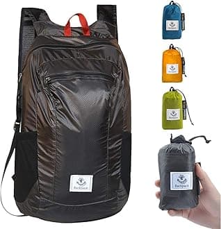 Hiking Daypack,Water Resistant Lightweight Packable Backpack for Travel Camping Outdoor