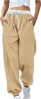 Womens Casual Athletic Cotton Long Sweatpants,Teen Girl Solid Color Cute Hiking Long Pants,Fall Trendy Clothes