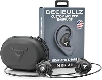 Custom Molded Earplugs Pro Pack (Black) Bundle