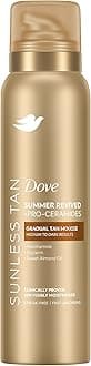 Summer Revived Medium to Dark Gradual Tan Mousse fast-absorbing self tanning for a natural-looking, streak-free tan and 48h visibly moisturised skin 150 ml