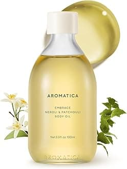 Embrace Body Oil Patchouli & Neroli Essential Oil, Aromatherapy Oils, Scented Body Oil, After Shower Body Oil for Women, Non-Greasy Body Serum, Body Moisturizer for Dry Skin 3.38 fl. oz