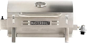 MB20030819 Propane Portable Gas Grill, Stainless Steel