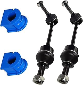 Front Sway Bar Link and Bushings Kit FITS 1998-2002 for Ford Crown Victoria, for Lincoln Town Car, for Mercury Grand Marquis, K8732 K8953 Front Stabilizer Bar Link & Bushings Kit- 4pc Set