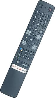 Replacement Voice Remote for TCL Android TV with Number Pad