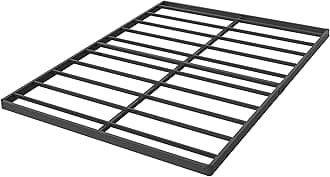 2 Inch Low Profile Box Spring, Sturdy Metal Frame Mattress Foundation, Easy Assembly, Quiet & Noise-Free, King Size
