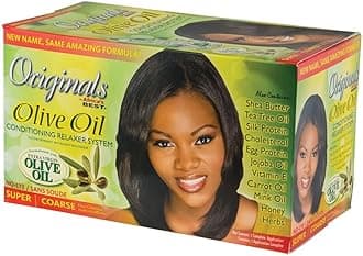 Africa's Best Organics Organic Conditioning Relaxer System, For Coarse Resistant Hair, No-Lye, Super