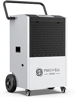 240 Pints Commercial Dehumidifier with Pump and Drain Hose for Basements and Large Spaces up to 8,500 Sq Ft, 5-Year Warranty