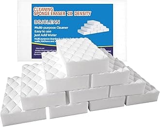 Magic Cleaning Sponges Eraser,2X Longer Lasting Extra Durable Melamine Sponge Foam Cleaning Pads for Kitchen Bathroom Wall Cleaner(3.93x2.36x0.79in,20 Pcs)