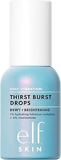 Holy Hydration! Thirst Burst Drops, Gel Serum Drops, For a Dewy, Plump Complexion, Non-Greasy Feel, With Hyaluronic Acid & 5% Niacinamide, Vegan & Cruelty-Free