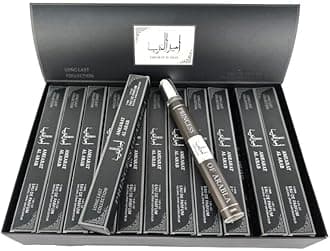 1 pcs Arabic Perfume Collection 35ml Spray | Yara, Amearat, Qahwa, Khamrah, Amethyst, Sublime Long-Lasting Fragrance for Men & Women (Amearat Black)