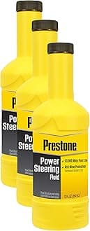 Prestone AS260 Power Steering Fluid - 12 oz. (Pack of 3)
