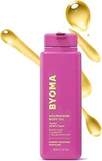 Nourishing Body Oil (200ml) Lightweight, Fast-Absorbing Body Oil - Improves Skin Texture - Hydrates, Brightens and Restores Skin Barrier, Vegan