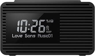 Panasonic RC-D8EB-K Multi-Purpose Radio with DAB+ and USB smartphone charging,Black