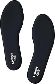 Memory Foam Insoles for Men, Replacement Shoe Inserts for Work Boot, Running Shoes, Hiking Shoes, Sneaker, Cushion Shoe Insoles Shock Absorbing for Foot Pain Relief, Comfort Inner Soles Black US 12